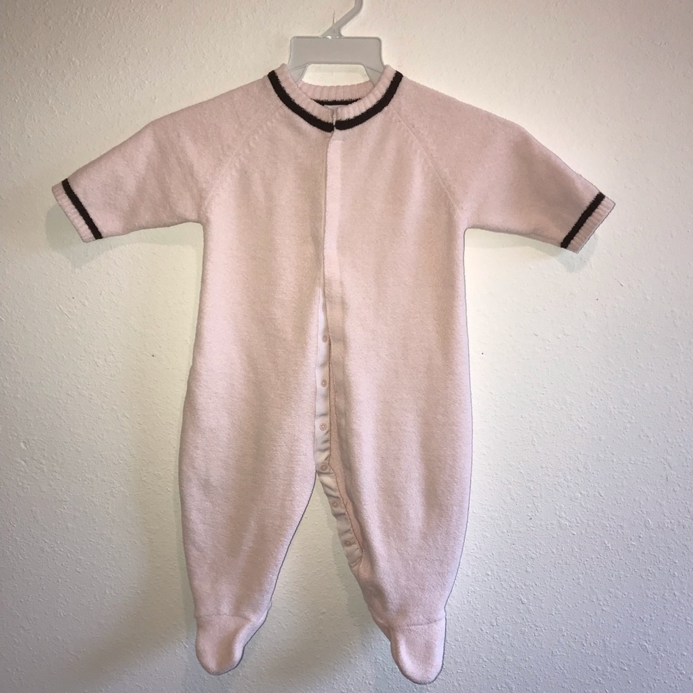 Minibamba pink super soft boutique one piece sz 9m